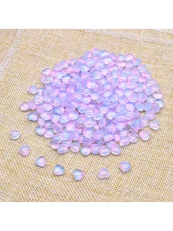 YanQi Бусины стеклянные сердце 30шт, цвет 0827010