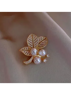 Нет бренда Брошь цветок сливы, style22, бронза