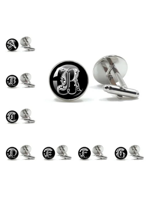 MSCHENGDORIS Ретро готические запонки Серый, 18, серый, фото 2