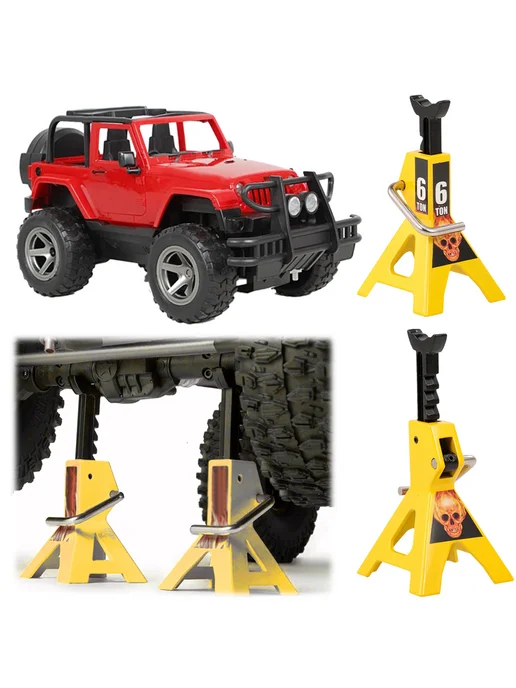 2шт подъемник для RC Crawler 6T, регулировка высоты, жёлтый, 2 шт, фото 3