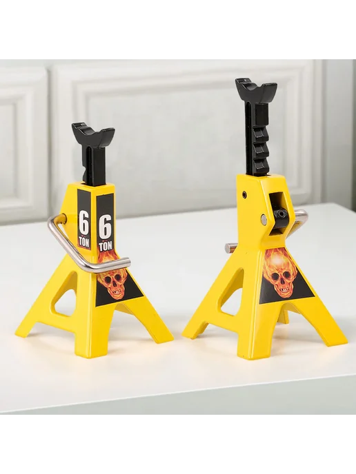 2шт подъемник для RC Crawler 6T, регулировка высоты, жёлтый, 2 шт, фото 5