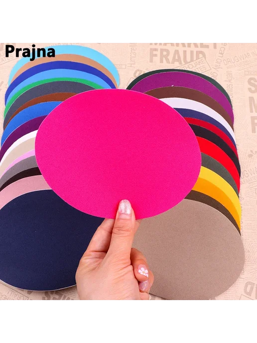Prajna Набор заплаток для одежды 2 шт. Красный, PE7514CT, 2 шт, фото 3