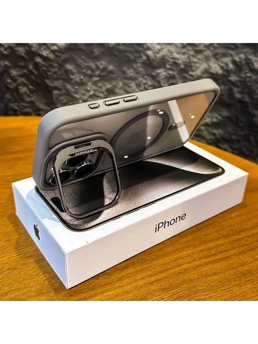 OLPAY iPhone 13 чехол темно-зеленый с камерой и магнитом, зеленый, фото 3