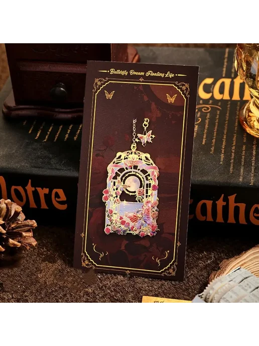 Закладка для книг "Butterfly Dream" Red, красный
