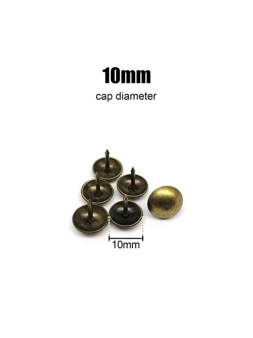 HZYUEGOU Гвозди декоративные латунные 25 шт. cap diameter 14, 25 шт, фото 6