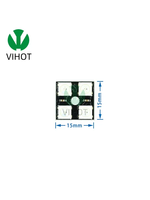 Нет бренда RGB LED матрица 66.3x65.3mm, Цвет 64 Bit, вариант
