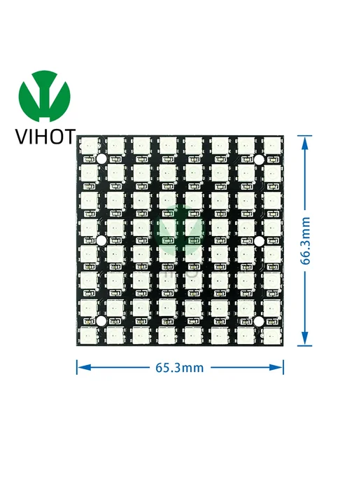 Нет бренда RGB LED матрица 66.3x65.3mm, Цвет 64 Bit, вариант, фото 5