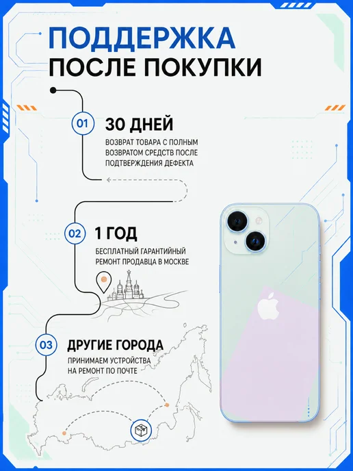 Смартфон Apple iPhone 14 256 ГБ, фиолетовый, фото 5