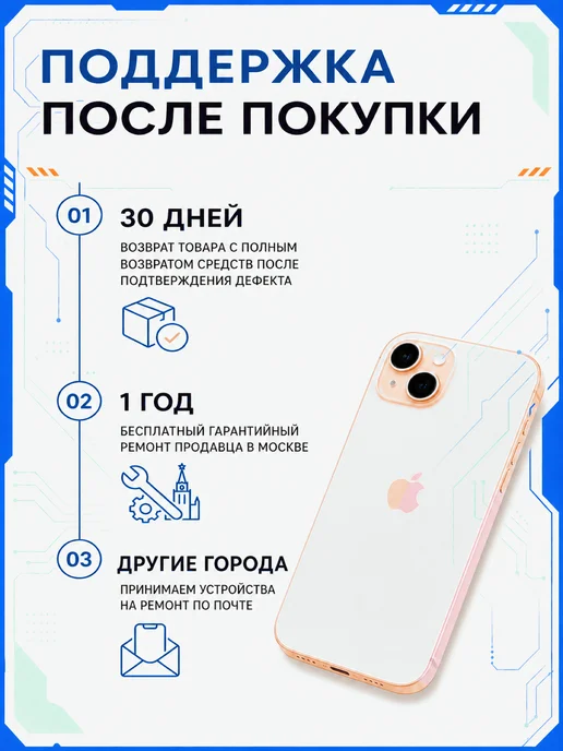 Смартфон Apple iPhone 15 Plus 128 ГБ, розовый, фото 5