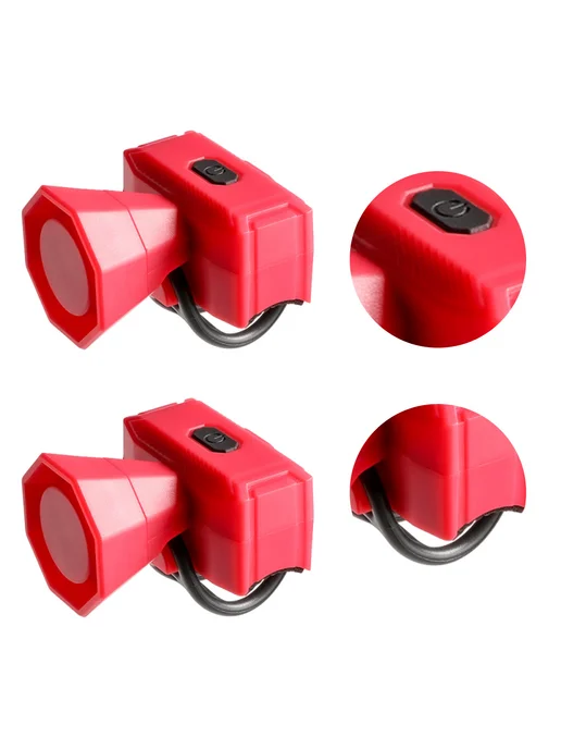 Alert Ring 5 режимов для велосипеда, перезаряжаемый, Red, красный, фото 5
