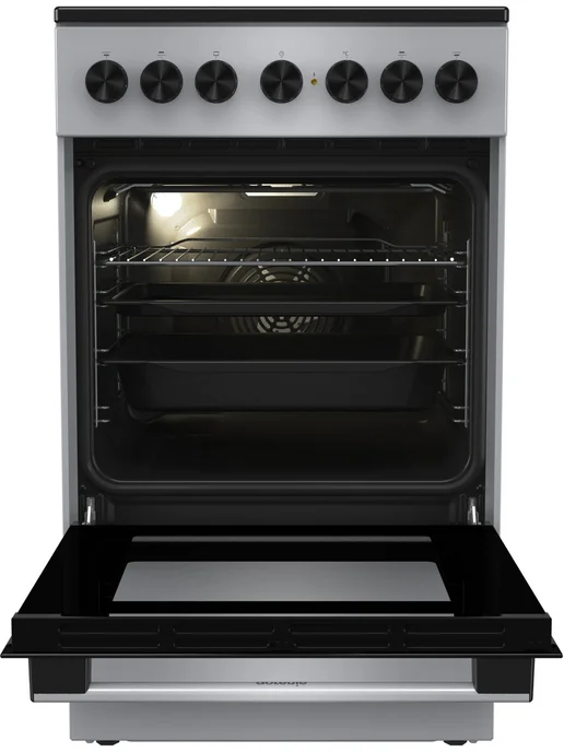 Gorenje Электрическая плита GEC5B60SG, серая, серый, фото 2