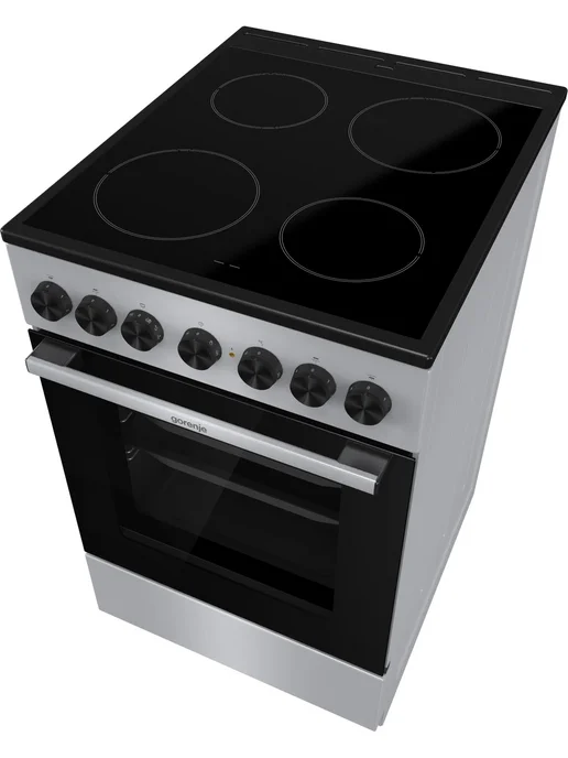 Gorenje Электрическая плита GEC5B60SG, серая, серый, фото 4