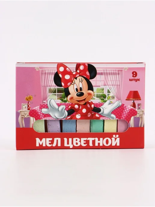 Торгоffкин Цветные мелки для асфальта и доски Мышка, 4 шт, 4 шт, фото 2